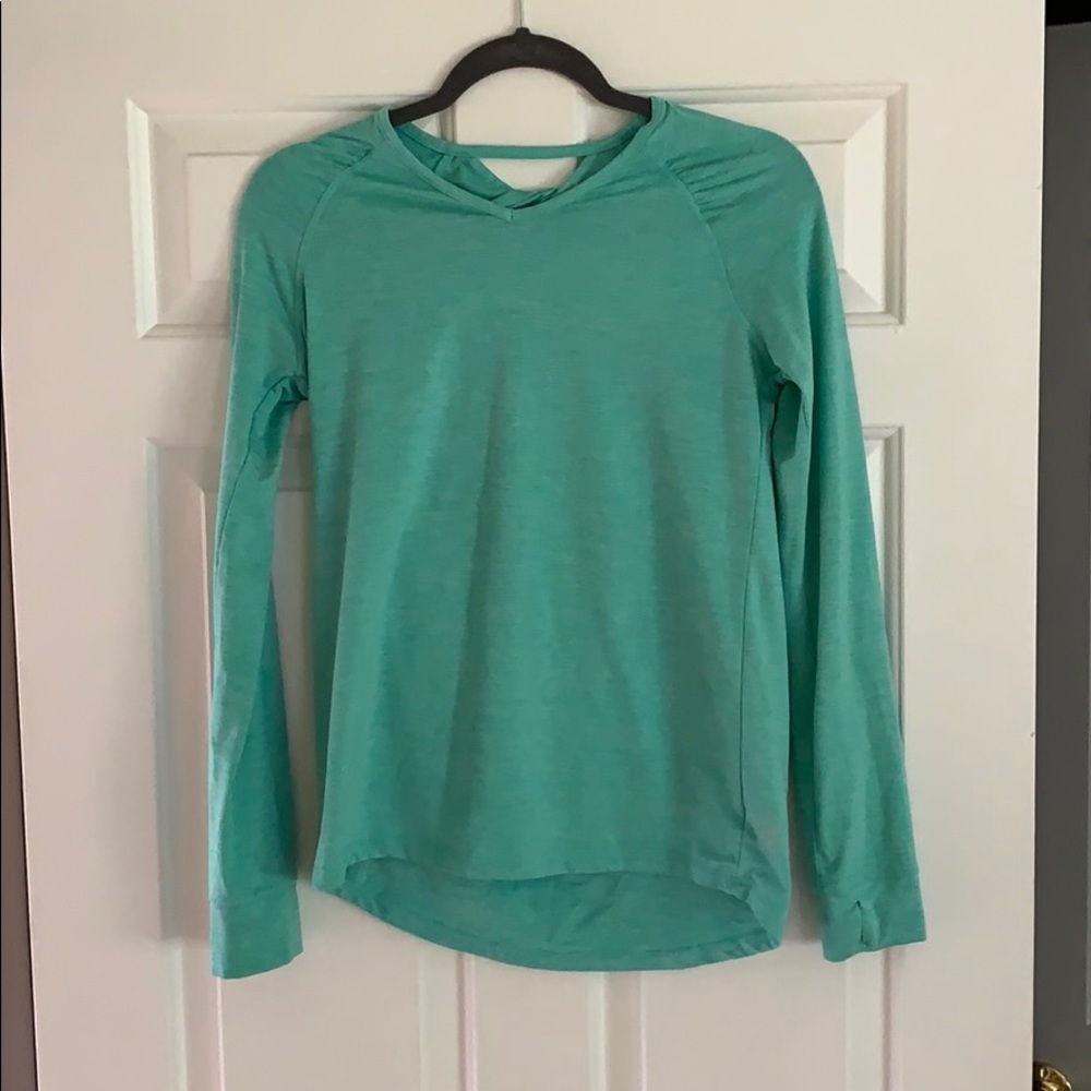 Champion Kids Mint Green Long Sleeve Tee